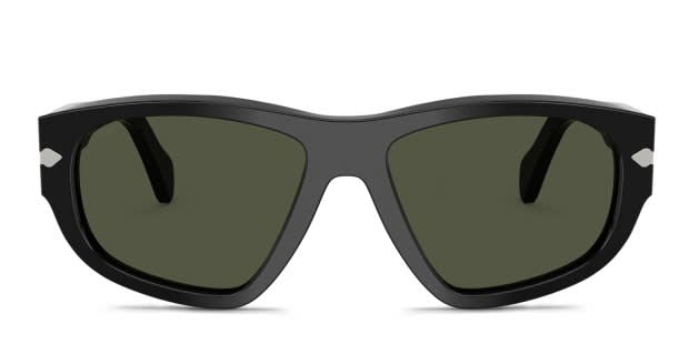Persol Black Frame Green Lens Sunglasses Persol PO0009 with Black Frame and Green Lenses | Persol® US main image 3