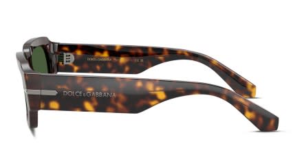 Dolce & Gabbana DG4485 Tortoise glasses - Tortoise / Green - Side View