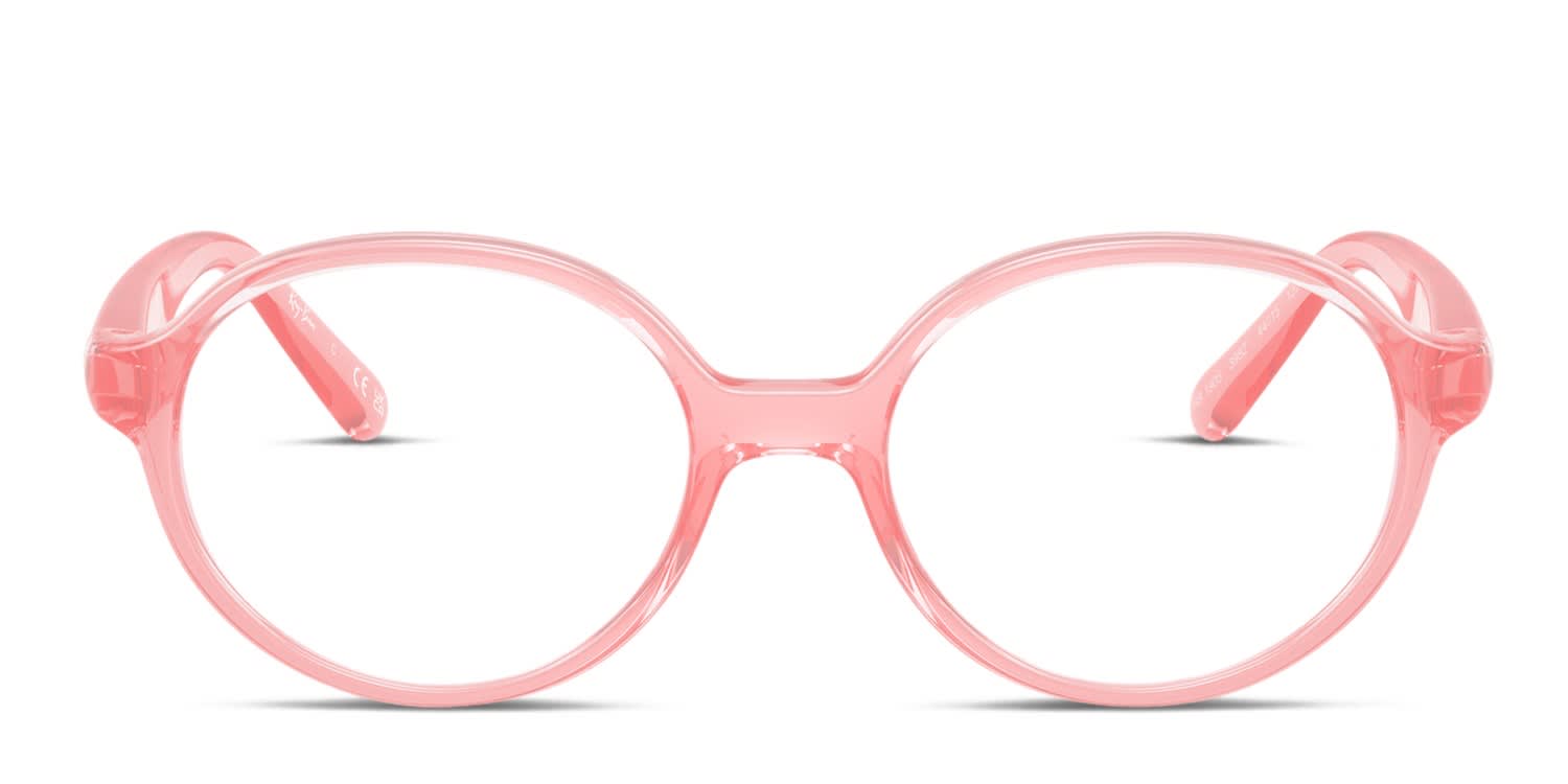 Ray-Ban RY1905 Kids Pink, Clear glasses - Pink / Clear - Frontal View