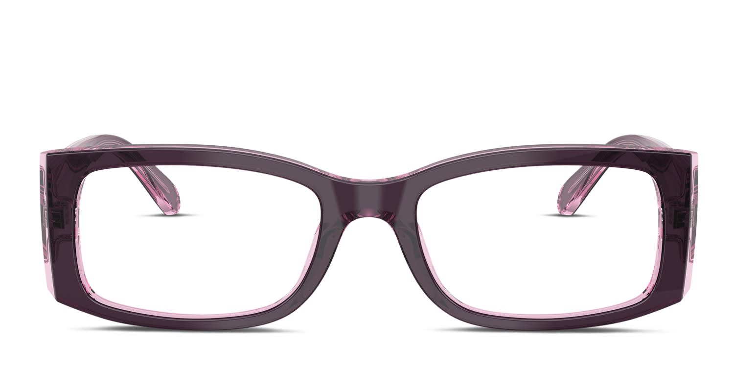 Ray-Ban RX5434 Purple, Clear glasses - Purple / Clear - Frontal View