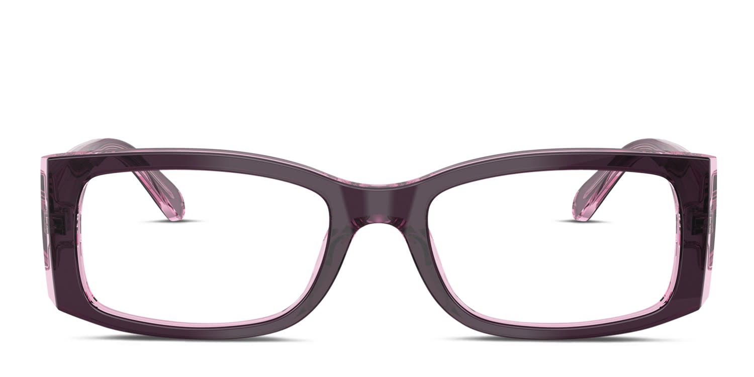 Ray-Ban RX5434 Purple, Clear glasses - Purple / Clear - Frontal View