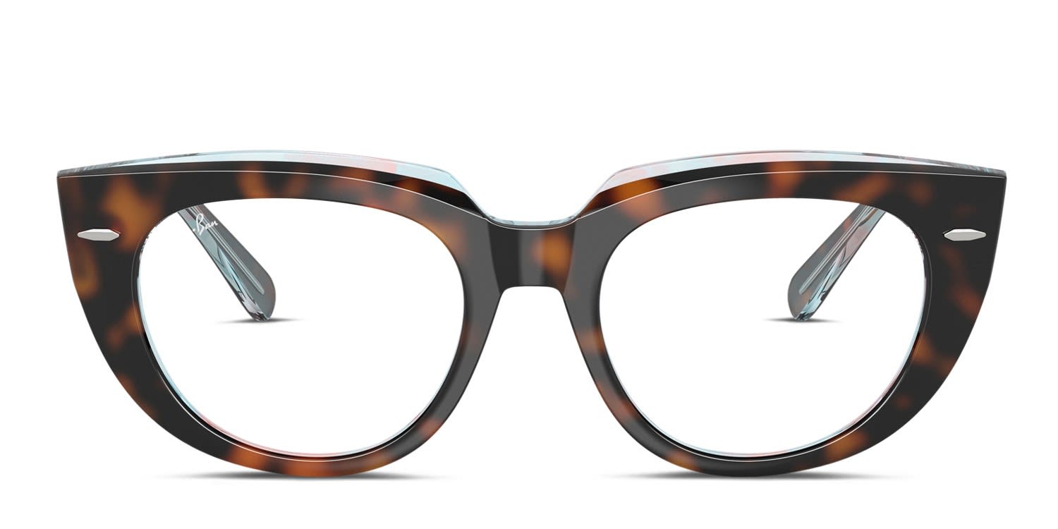 Ray-Ban RX5586 Tortoise glasses - Tortoise - Frontal View