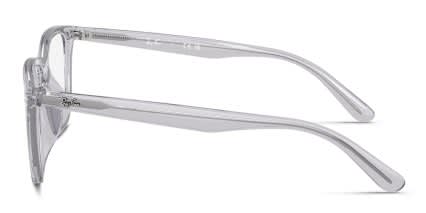 Ray-Ban RX7248D Clear, Gray glasses - Clear / Gray - Side View