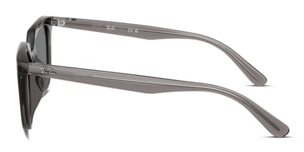 Ray-Ban RB4439D clear , gray frame with dark grey lenses. Lenses