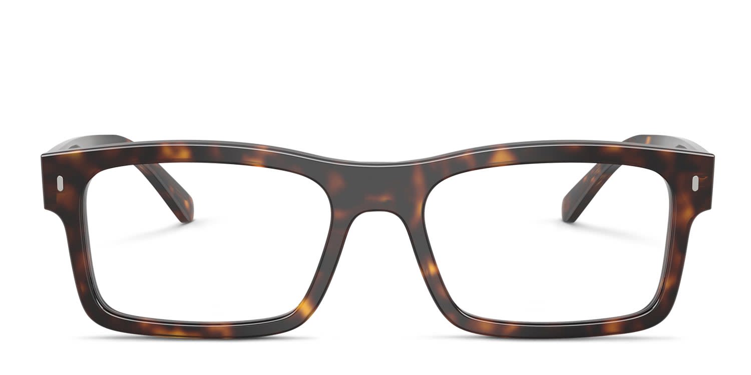 Ermenegildo Zegna EZ5027 Brown/Tortoise Eyeglasses | Includes FREE