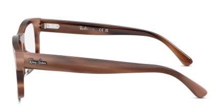 Ray-Ban RX5435 Tortoise, Brown glasses - Tortoise / Brown - Side View