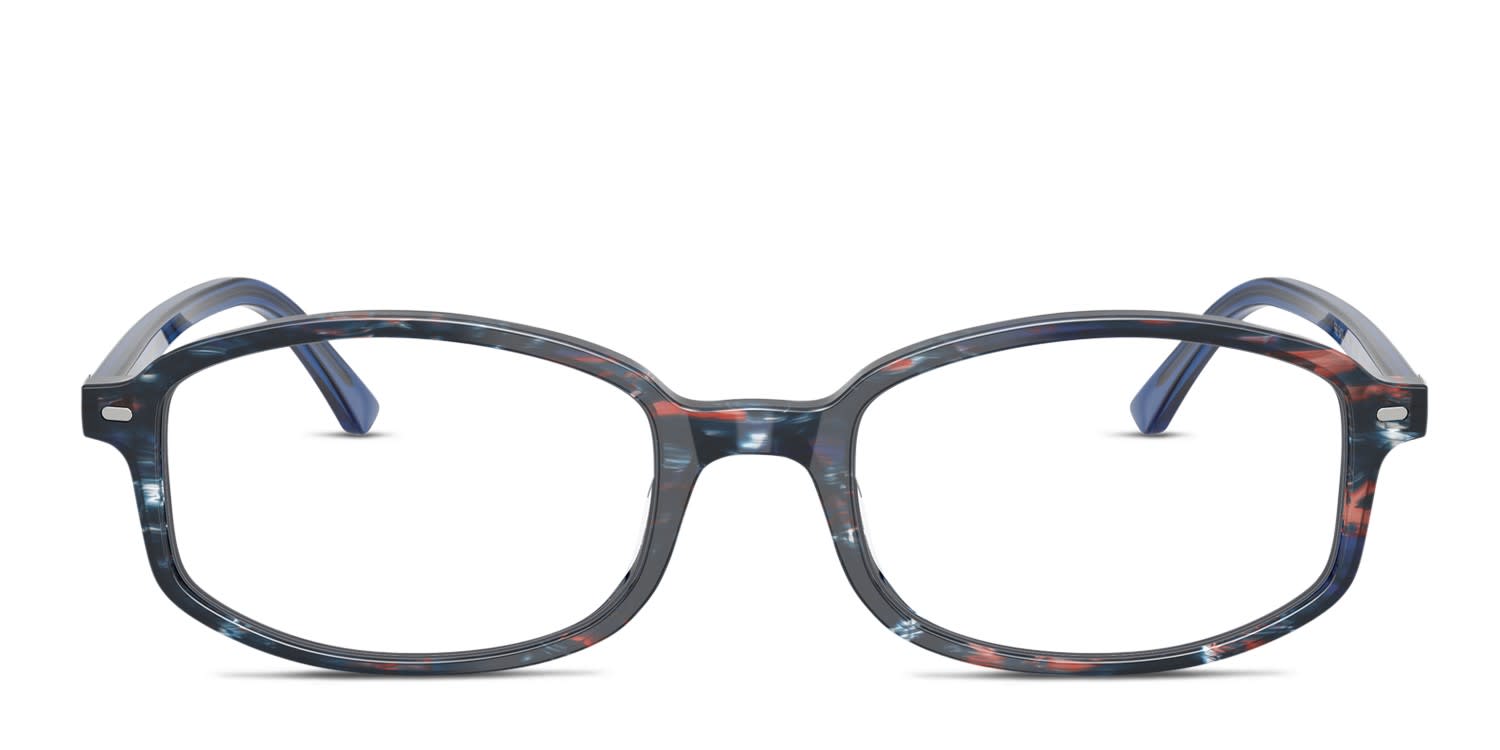 Ray-Ban RX5432 Clear, Blue glasses - Clear / Blue - Frontal View