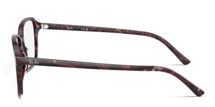Ray-Ban RX5431 Raimond Clear, Purple, Red glasses - Clear / Purple / Red - Side View