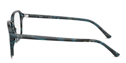 Ray-Ban RX5431 Clear, Blue glasses - Clear / Blue - Side View