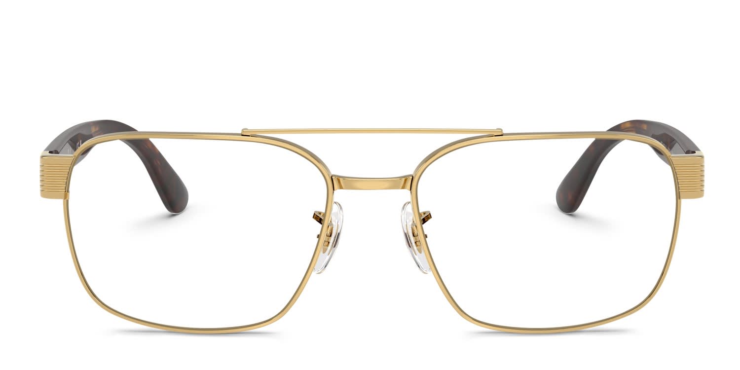 Ray-Ban RX3751V Gold glasses - Gold - Frontal View