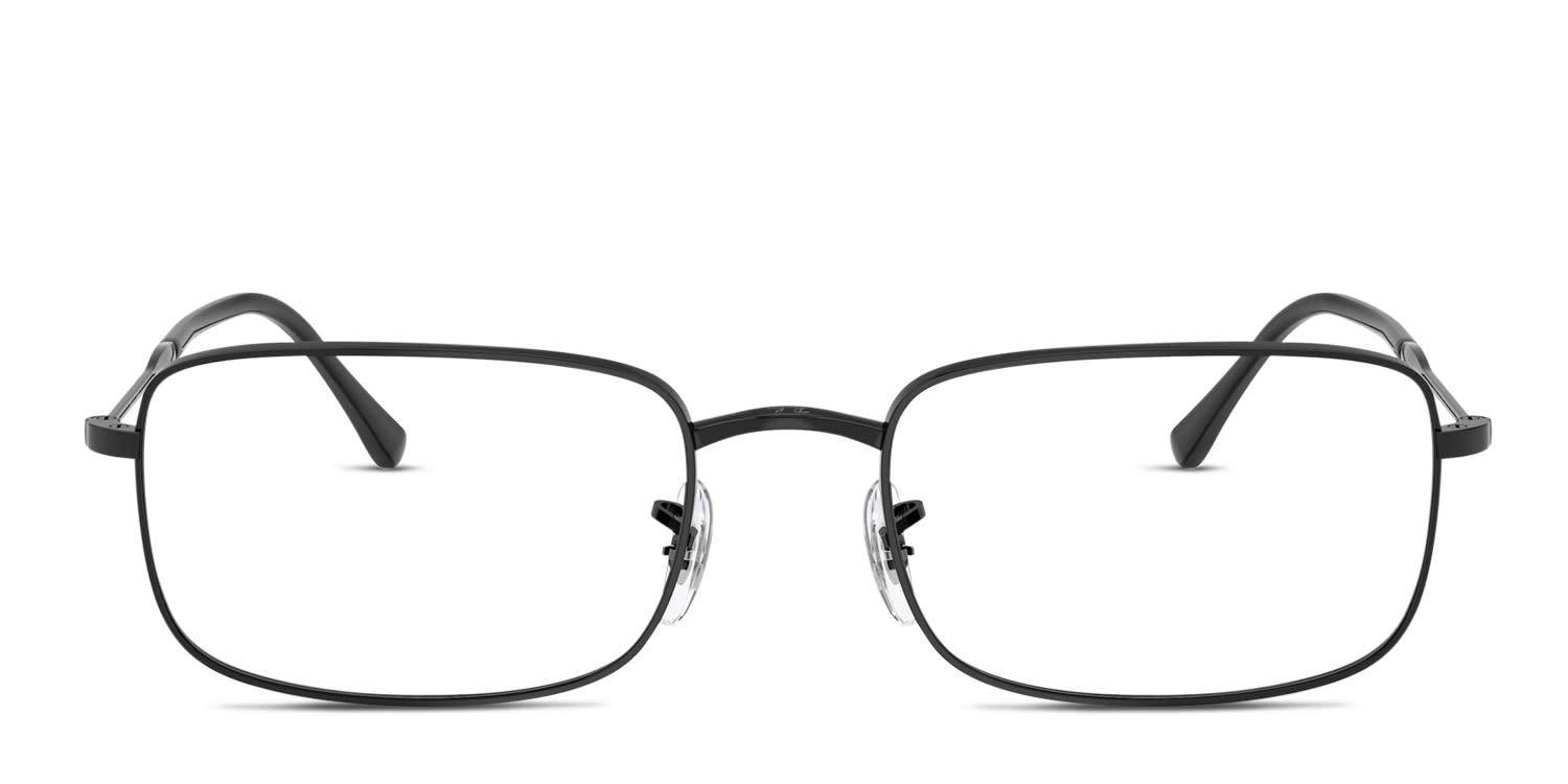 Ray-Ban RX3746V Black glasses - Black - Frontal View