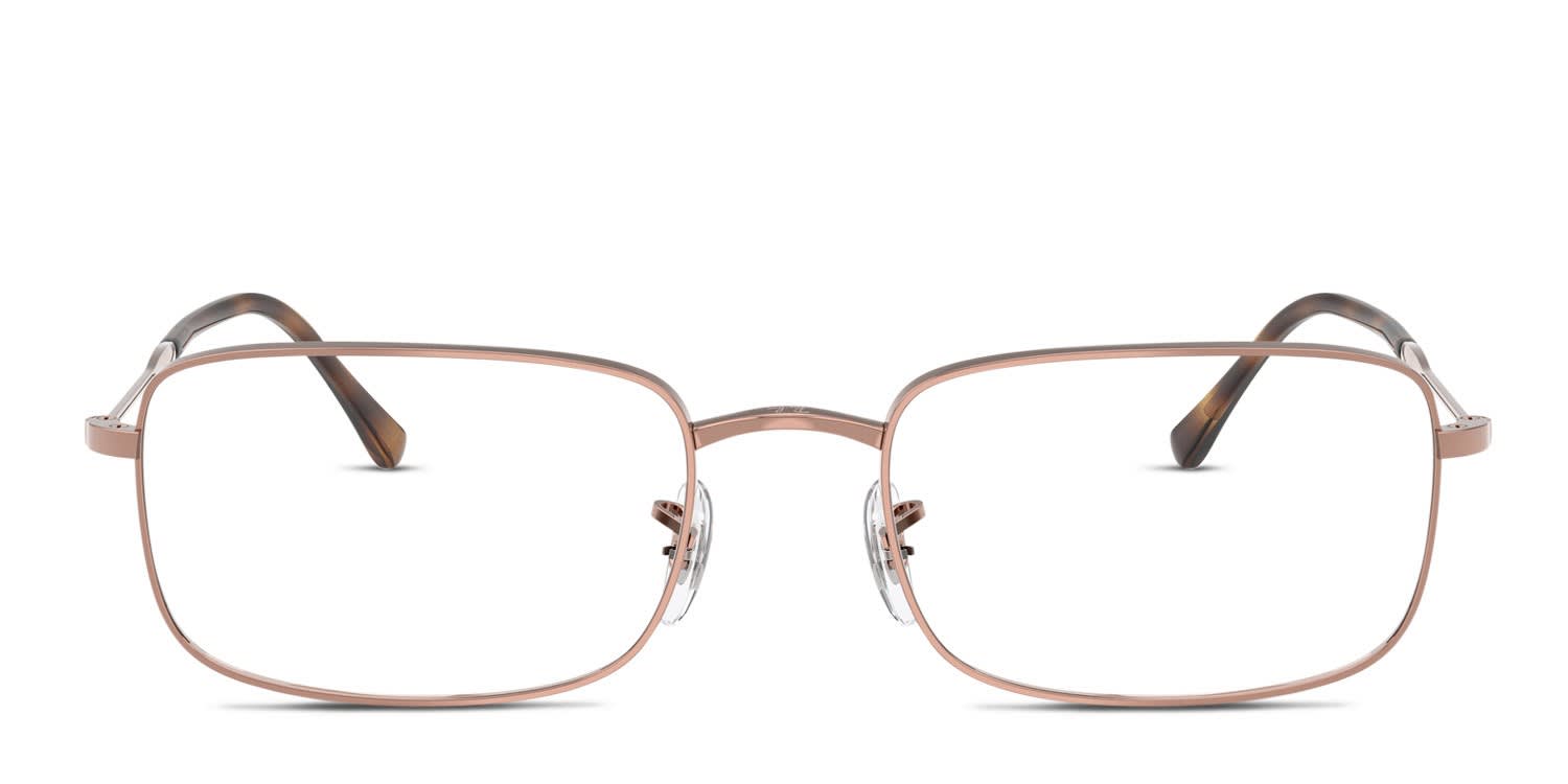 Ray-Ban RX3746V Rose Gold glasses - Rose Gold - Frontal View
