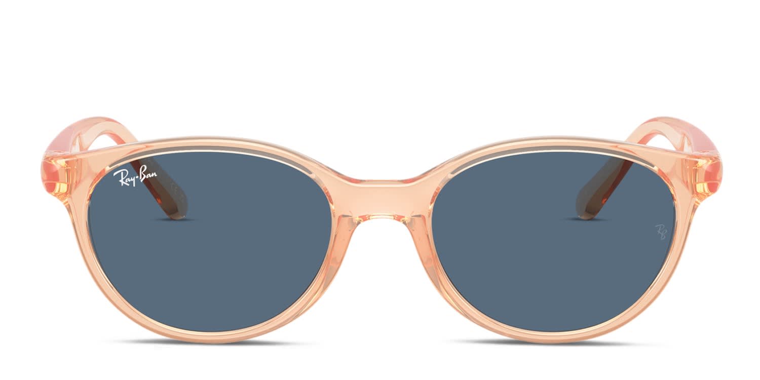 Ray-Ban RJ9080S Kids Orange, Clear glasses - Orange / Clear - Frontal View