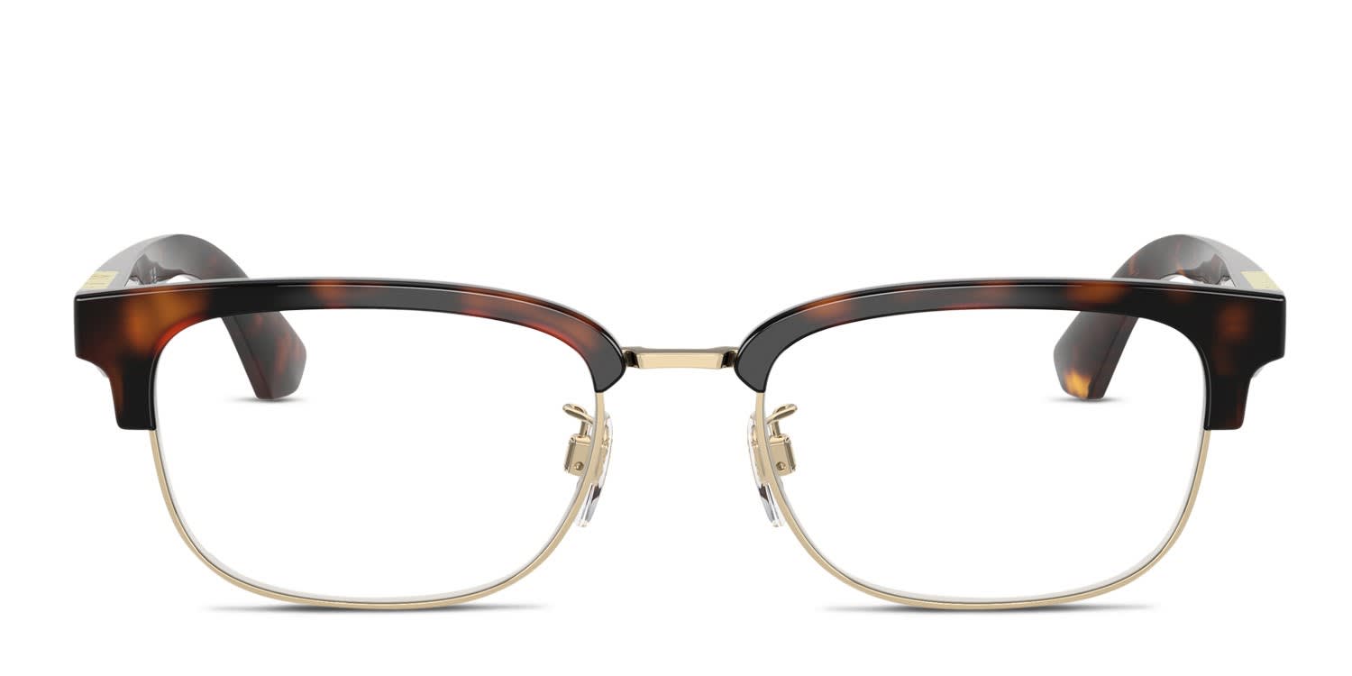 Balenciaga BA5064 Brown w/Gold w/Clip-On Prescription Eyeglasses