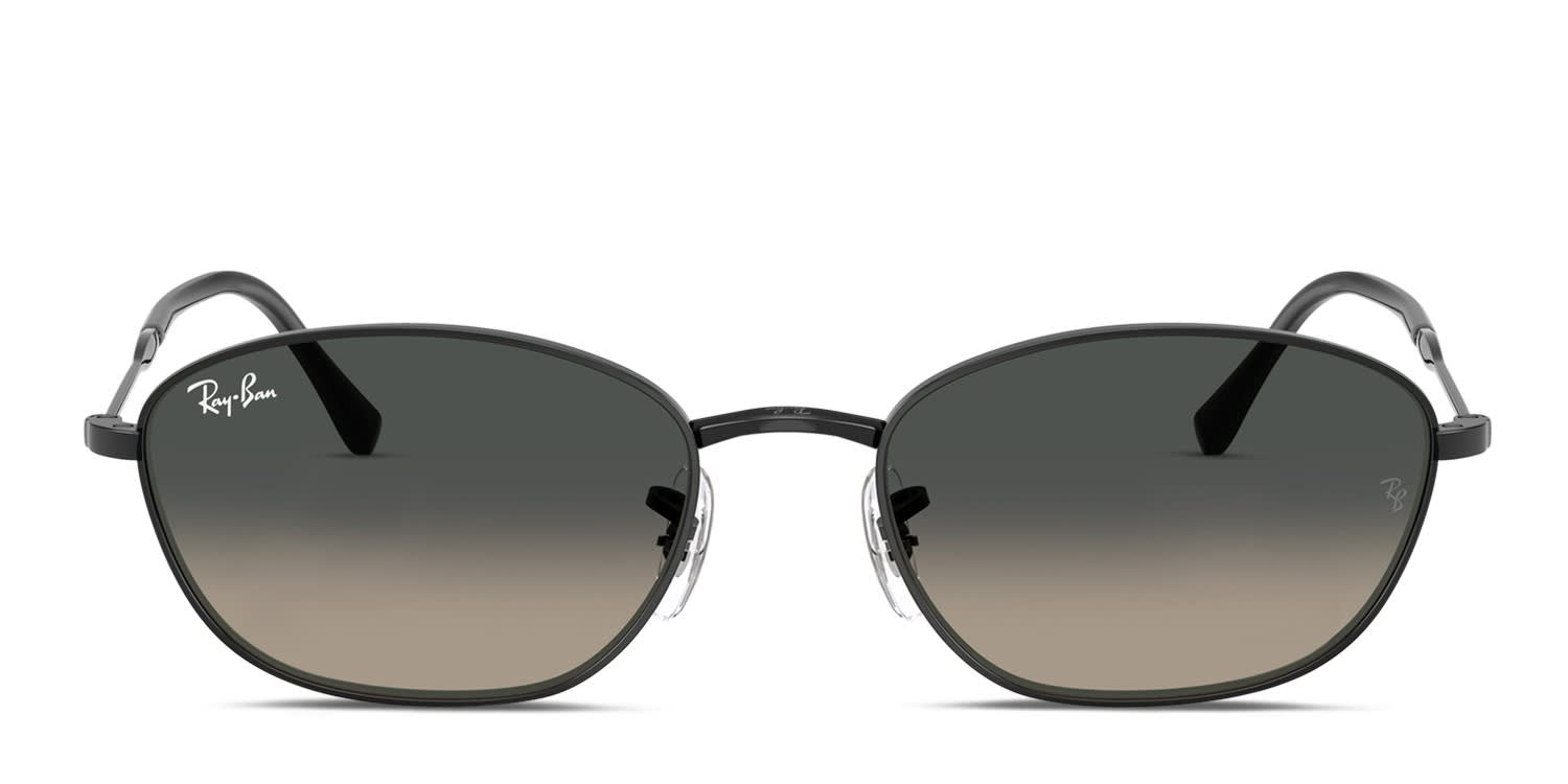 Ray-Ban RB3749 Black, Gray glasses - Black / Gray - Frontal View
