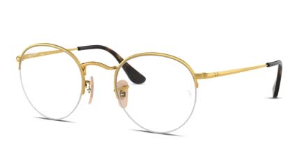 Ray-Ban RX3947V Gold glasses - Gold - Angle View