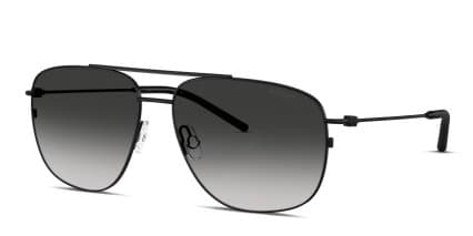 Moncler ME4004 Black glasses - Black / Gray - Angle View