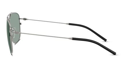 Moncler ME4004 Gunmetal glasses - Gunmetal / Green - Side View