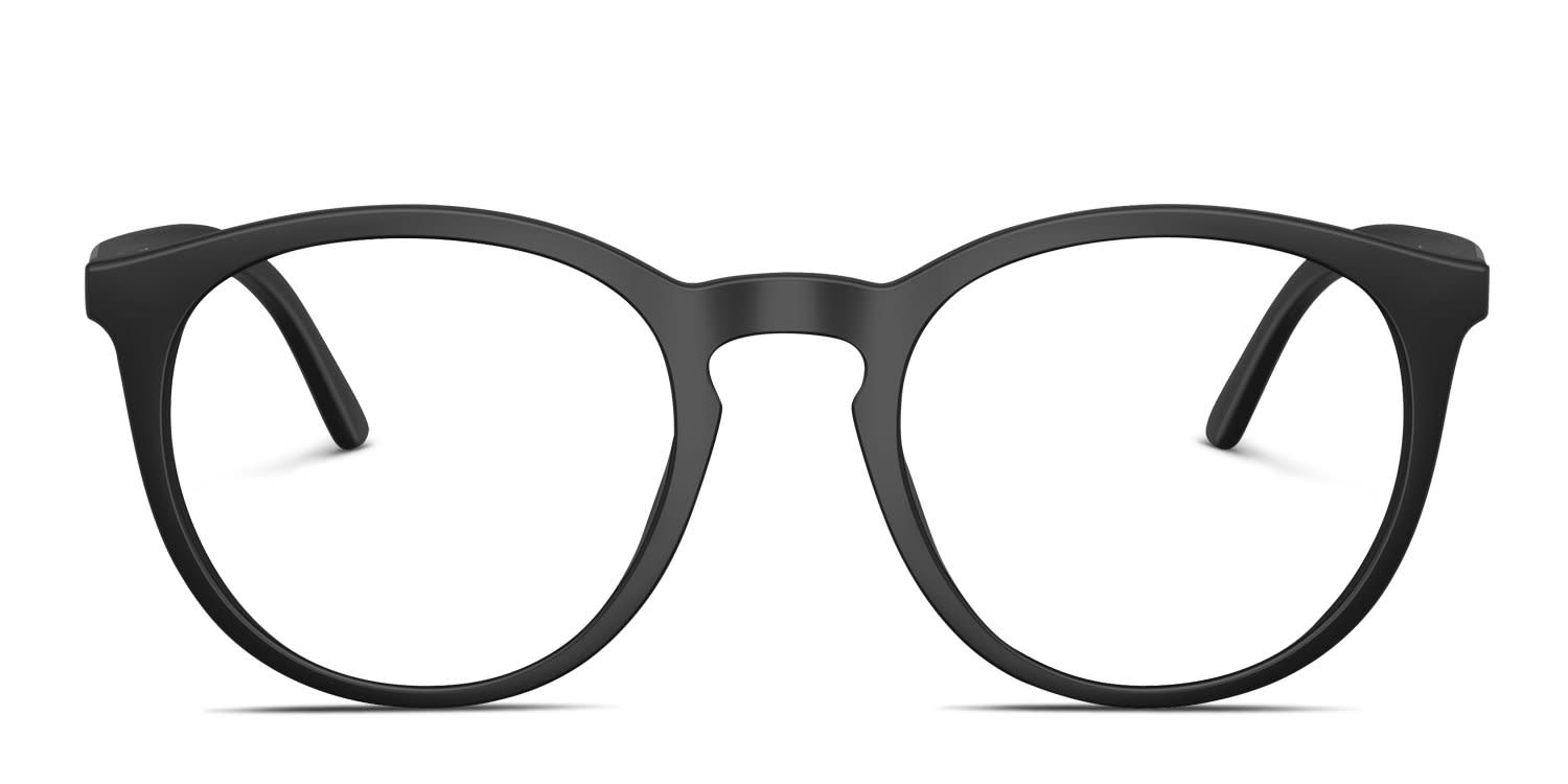 Polo Ralph Lauren PH4183U w/Clip-On Black glasses - Black - Frontal View