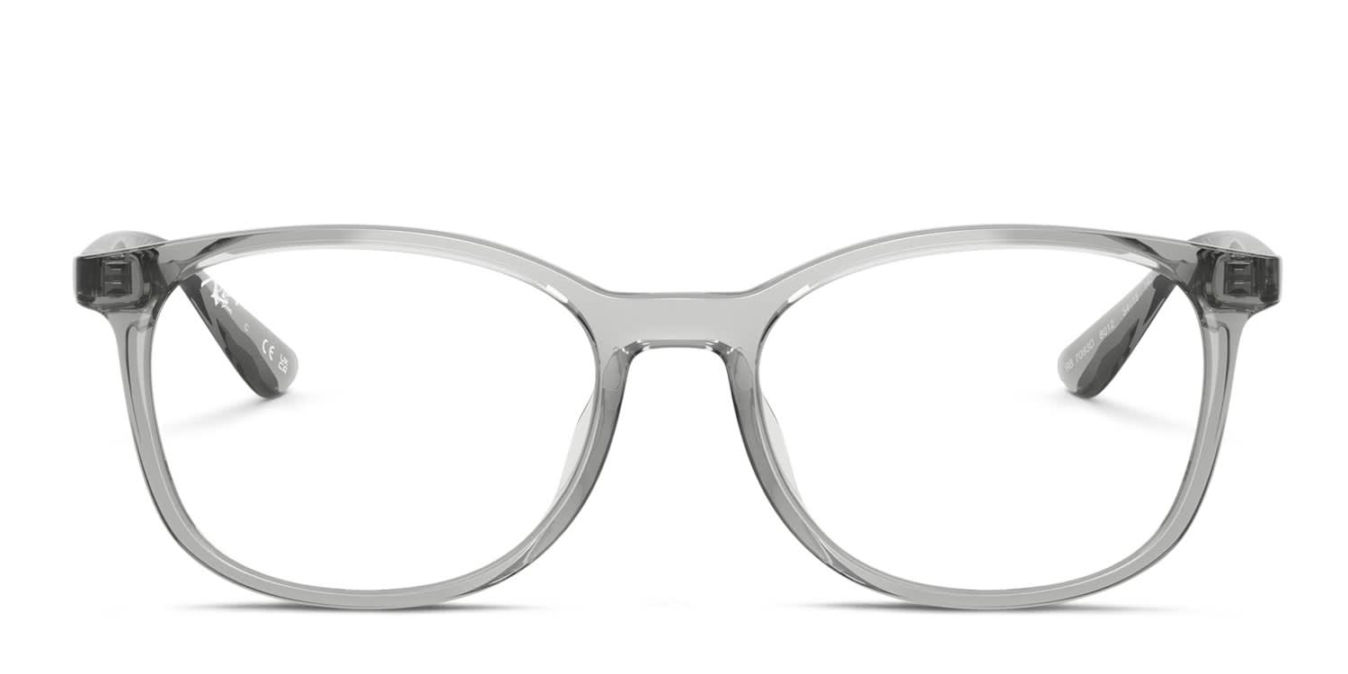Ray-Ban RX7093D Clear, Gray glasses - Clear / Gray - Frontal View