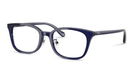 Ray-Ban RX5407D Clear, Blue glasses - Clear / Blue - Angle View