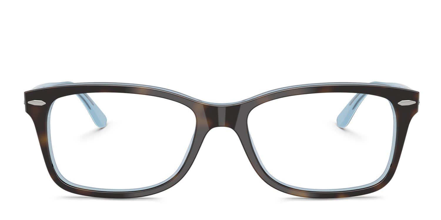 Ray-Ban RX5428 Tortoise, Blue glasses - Tortoise / Blue - Frontal View