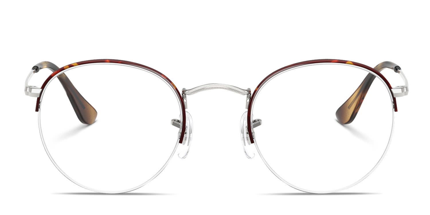 Ray-Ban RX3947V Round Gaze Tortoise, Silver Prescription 