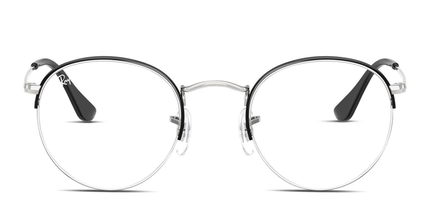Ray-Ban RX3947V Black, Silver glasses - Black / Silver - Frontal View