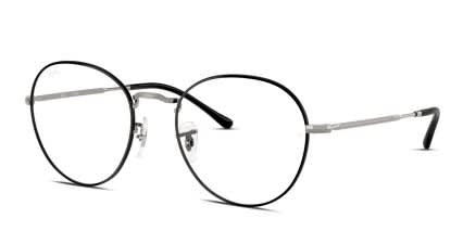 Ray-Ban RX3582V Black, Gunmetal glasses - Black / Gunmetal - Angle View