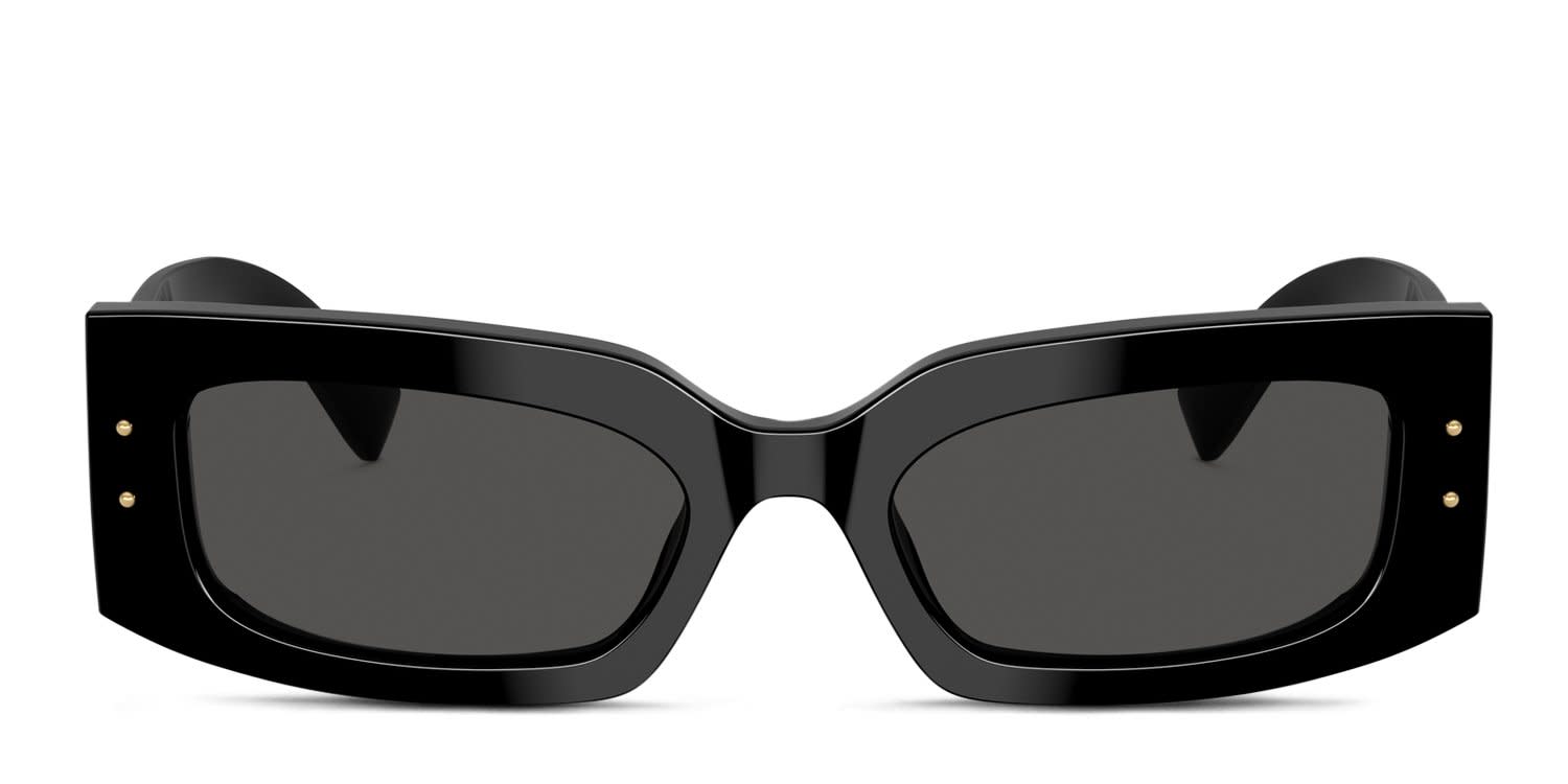 Dolce & Gabbana DG4479 Black, Gray glasses - Black / Gray - Frontal View