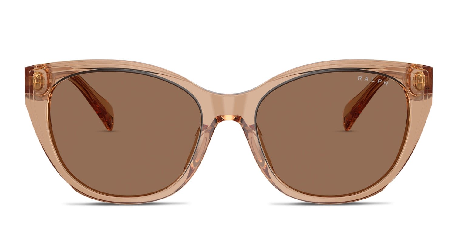 Ralph Lauren RA5324U Clear, Brown glasses - Clear / Brown - Frontal View