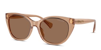 Ralph Lauren RA5324U Clear, Brown glasses - Clear / Brown - Angle View