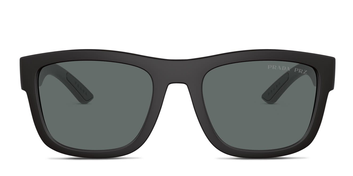 Prada Linea Rossa PS01ZS Black, Gray glasses - Black / Gray - Frontal View