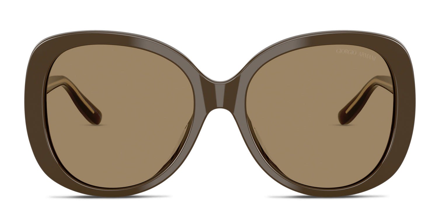 Giorgio Armani AR8229U Brown glasses - Brown - Frontal View