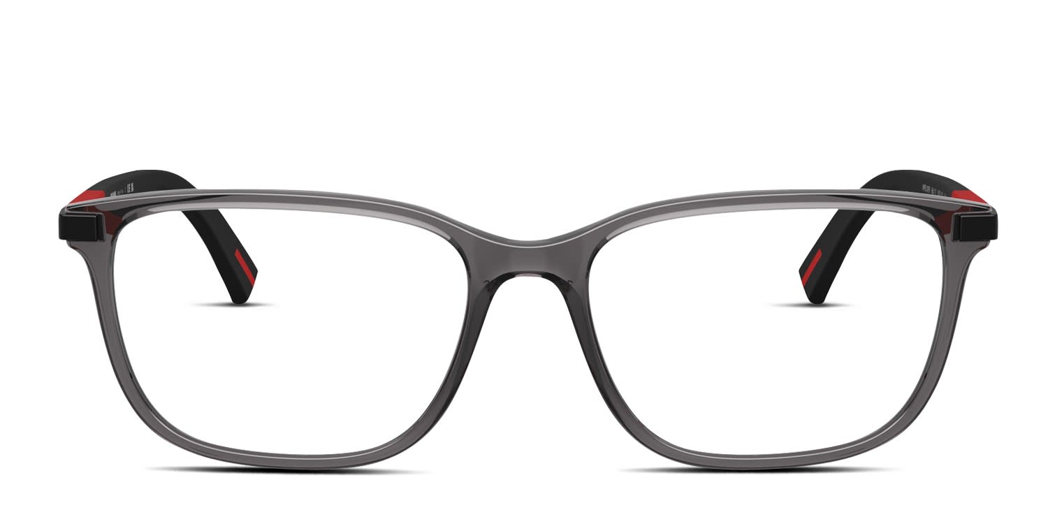Prada Linea Rossa PS02RV Clear glasses - Clear - Frontal View