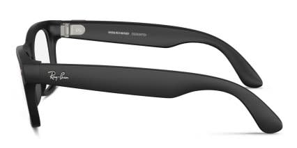 Ray-Ban Meta AI Glasses RW4006 Wayfarer Transitions Black glasses - Black - Side View