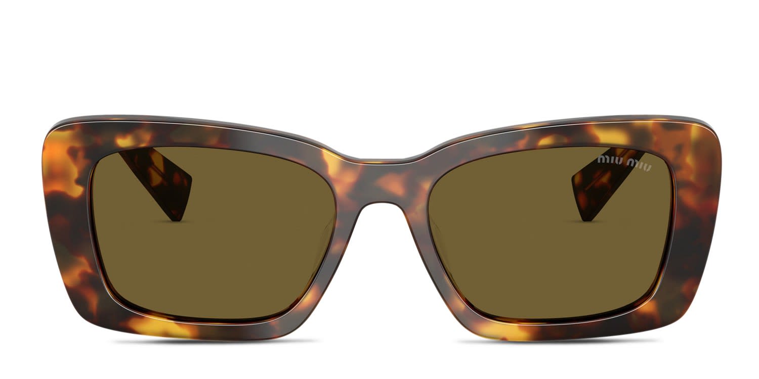 Miu Miu MU07YS Tortoise glasses - Tortoise - Frontal View