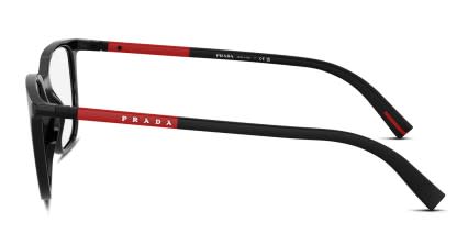 Prada Linea Rossa PS04RV Black glasses - Black - Side View