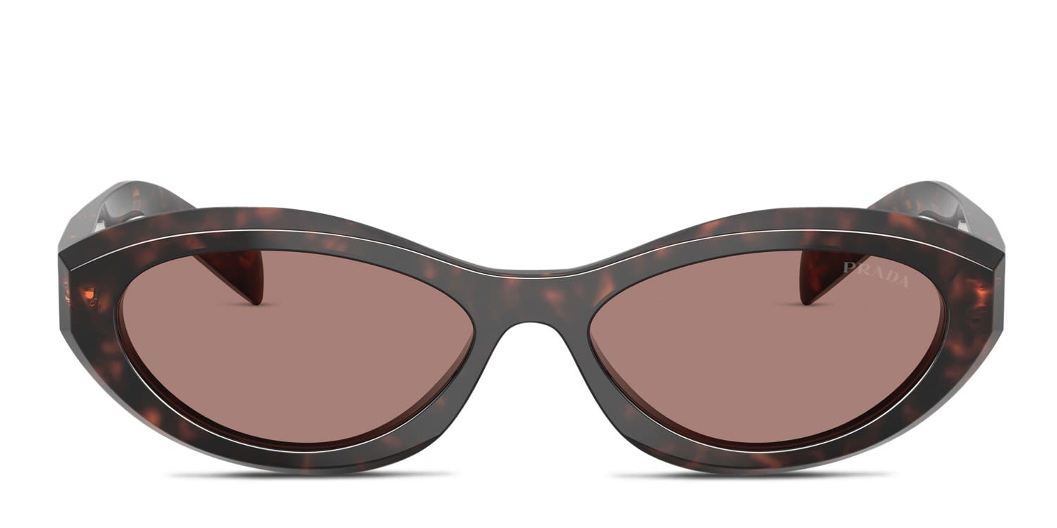 Prada PR26ZS Tortoise glasses - Tortoise / Brown - Frontal View