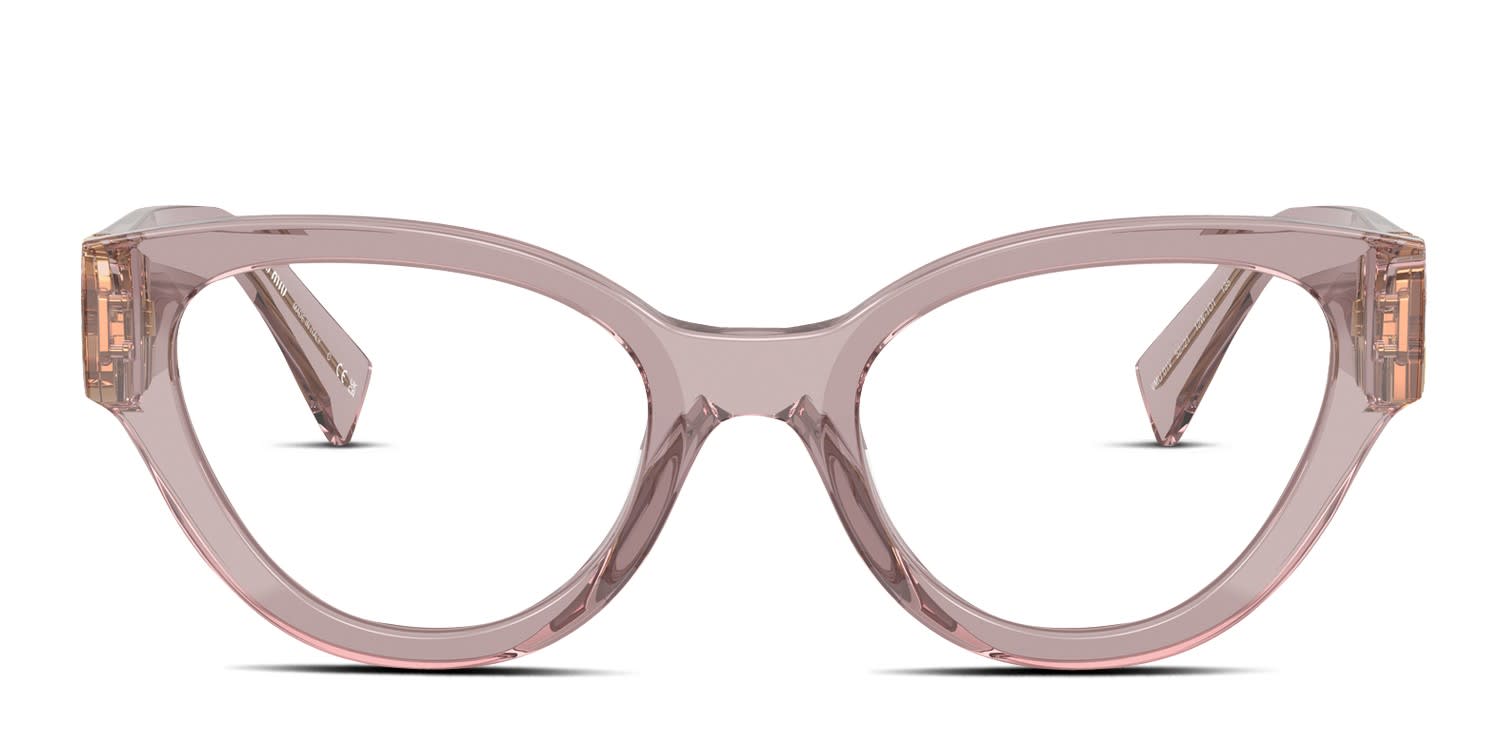 Miu Miu MU01VV Clear glasses - Clear - Frontal View