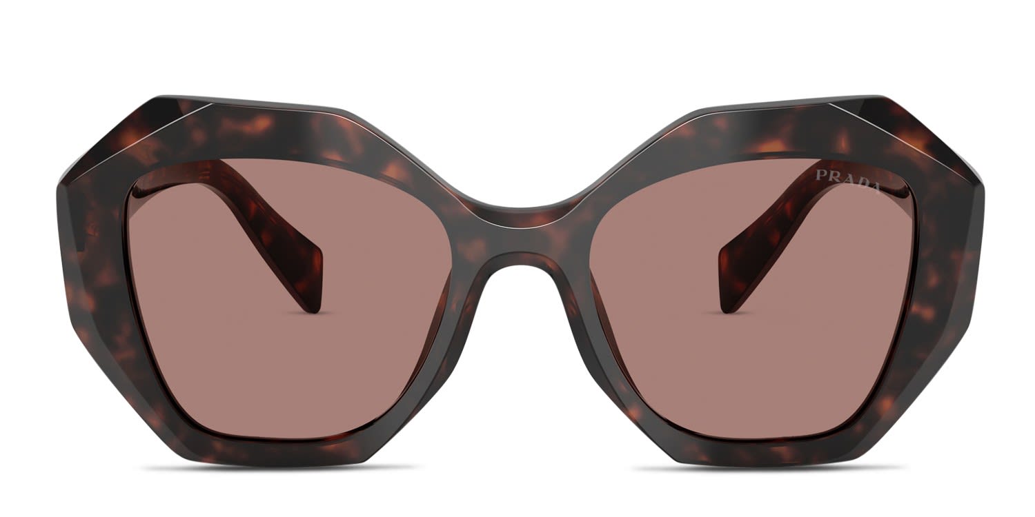 Prada PR16WS Tortoise glasses - Tortoise - Frontal View