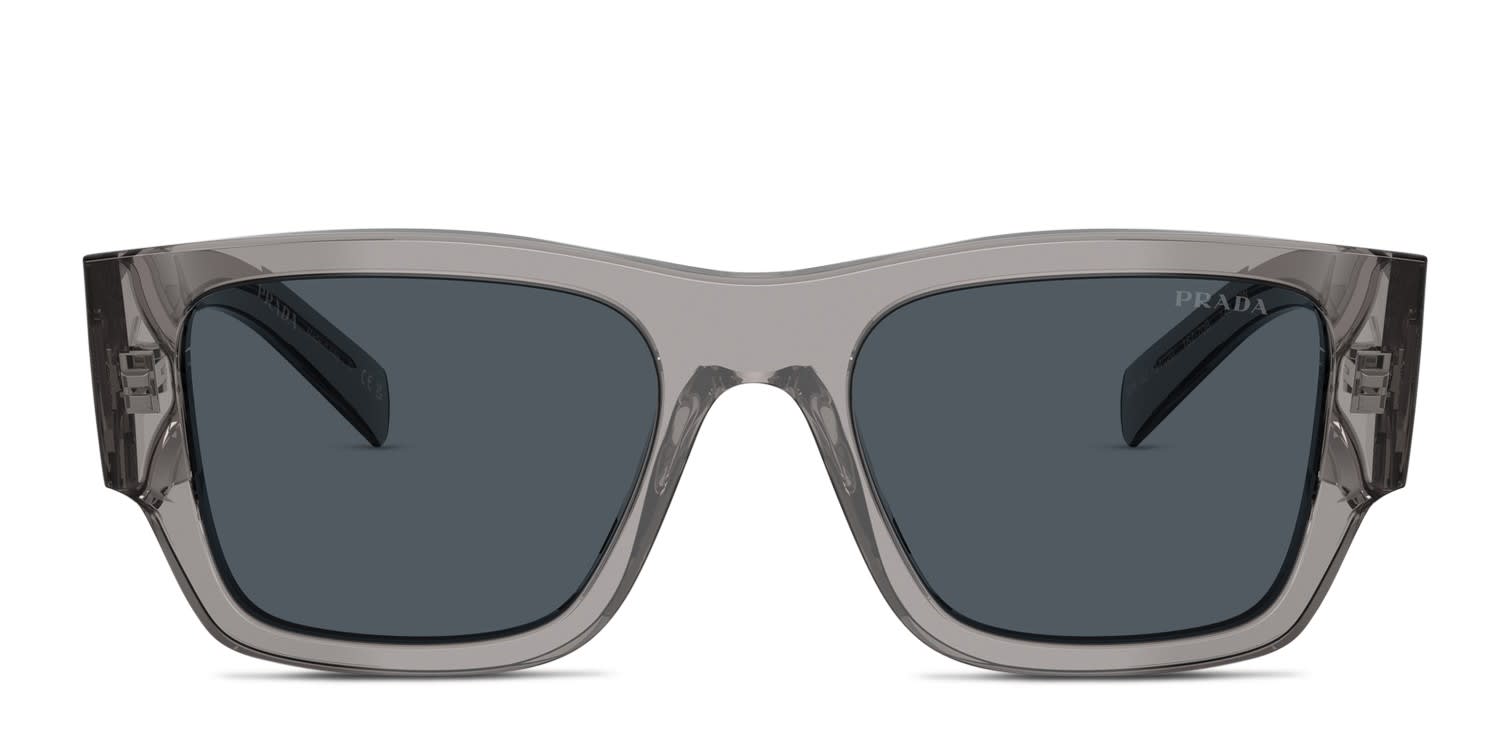 Prada PR10ZS Clear glasses - Clear / Gray - Frontal View
