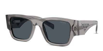 Prada PR10ZS Clear glasses - Clear / Gray - Angle View