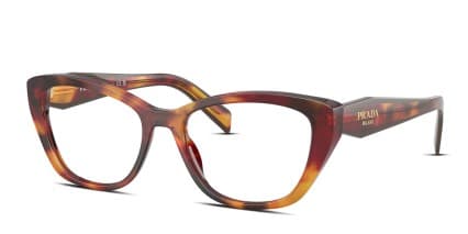Prada PR19WV Tortoise glasses - Tortoise - Angle View