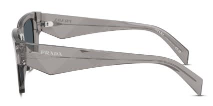 Prada PRA06S Clear, Gray glasses - Clear / Gray - Side View