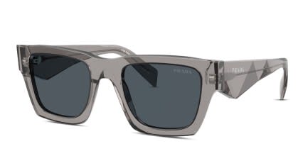Prada PRA06S Clear, Gray glasses - Clear / Gray - Angle View