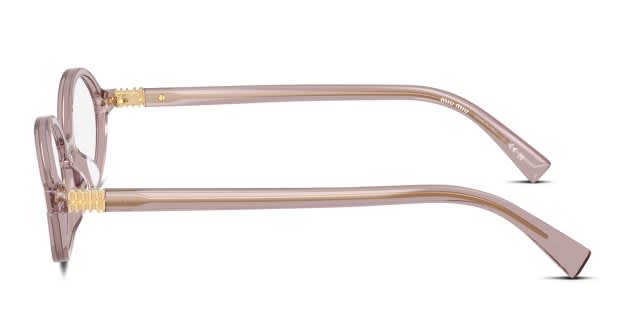 Miu Miu MU01XV Pink, Clear frame
