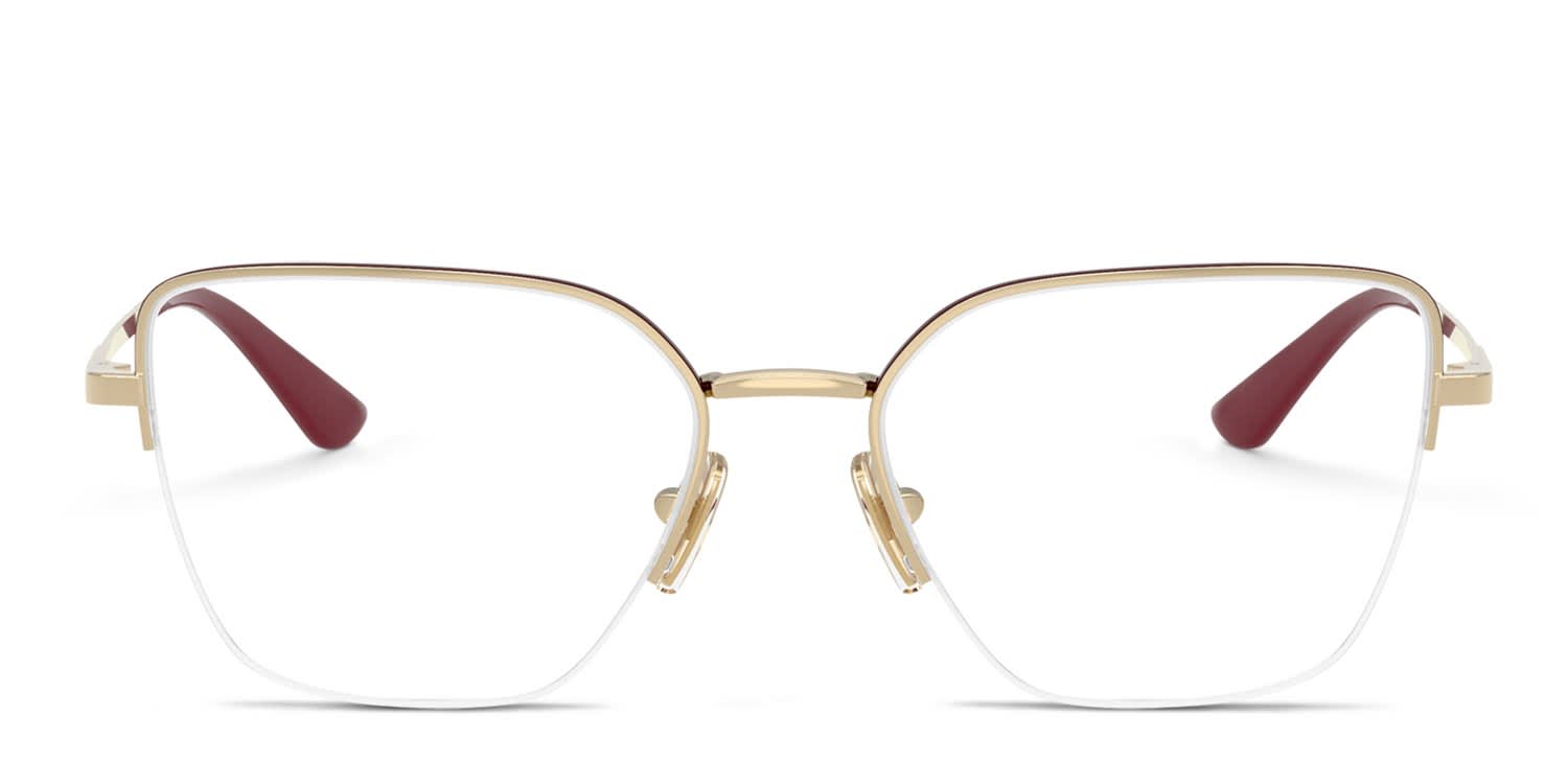 Vogue VO4331 Gold, Red glasses - Gold / Red - Frontal View
