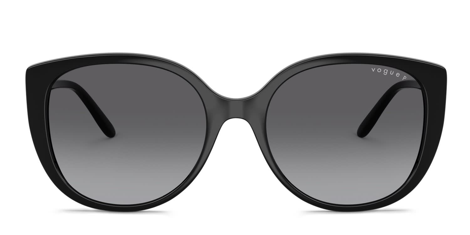 Vogue VO5623S Black, Gray glasses - Black / Gray - Frontal View