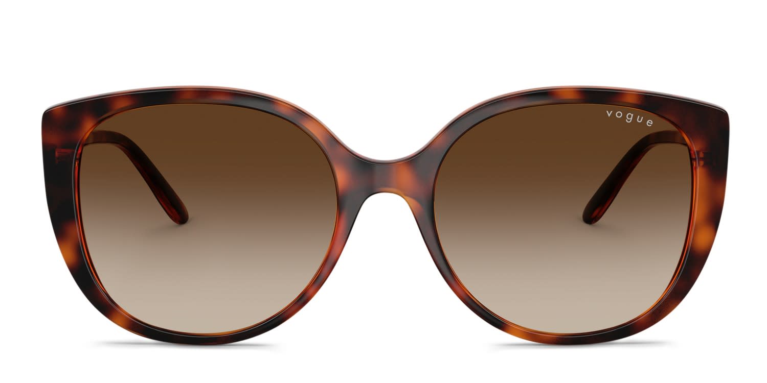 Vogue VO5623S Tortoise, Brown glasses - Tortoise / Brown - Frontal View